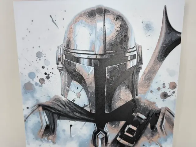 HueForge model: Graffiti Mandalorian Hueforge by 3Ree Printing