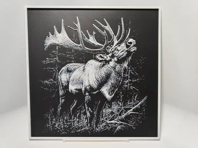 HueForge model: Caribou - Hueforge by BeaN