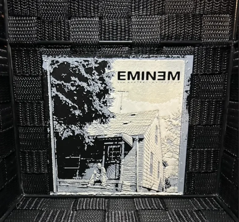 Hueforge Music Poster - Eminem Marshall Mathers LP by JoDau HueForge model: Hueforge Music Poster - Eminem Marshall Mathers LP by JoDau