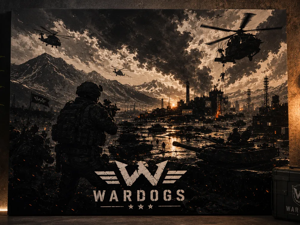 Wardogs Hueforge by HueFoundry HueForge model: Wardogs Hueforge by HueFoundry