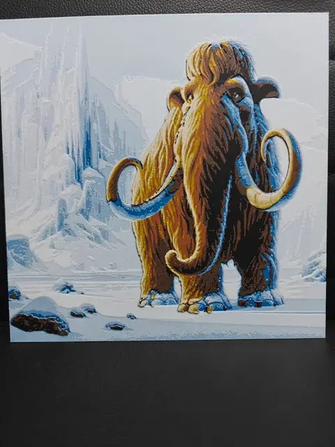 HueForge model: Manny the Mammoth Ice Age by TheHueforgeLady