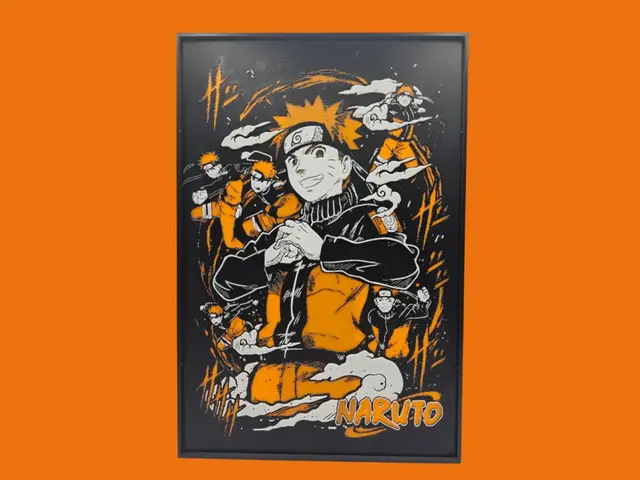 HueForge model: Naruto by BusyKikiBee