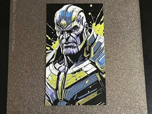 HueForge model: Thanos Marvel Hueforge by FantasyZ