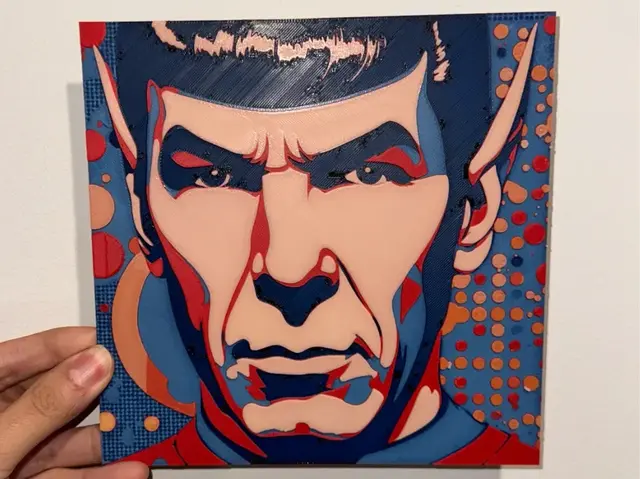 HueForge model: Spock Art Pop Art by cyanidesugar