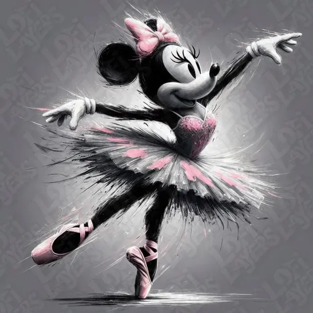 Minnie Mouse Ballerina Hueforge