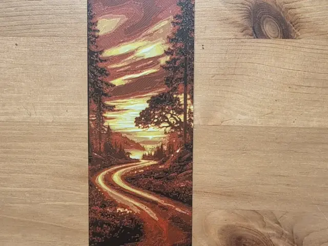 HueForge model: Sunset Bookmark by Morganja