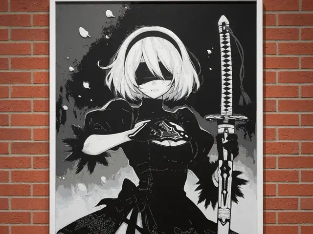 2B in War-  NieR:Automata - Fan Art