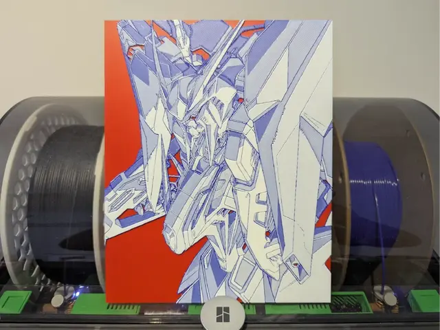 HueForge model: Ξ (Xi) Gundam Hueforge - Gundam Hathaway by Razel