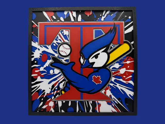 HueForge model: Toronto Blue Jays - MLB Retro by Canadian Gamer