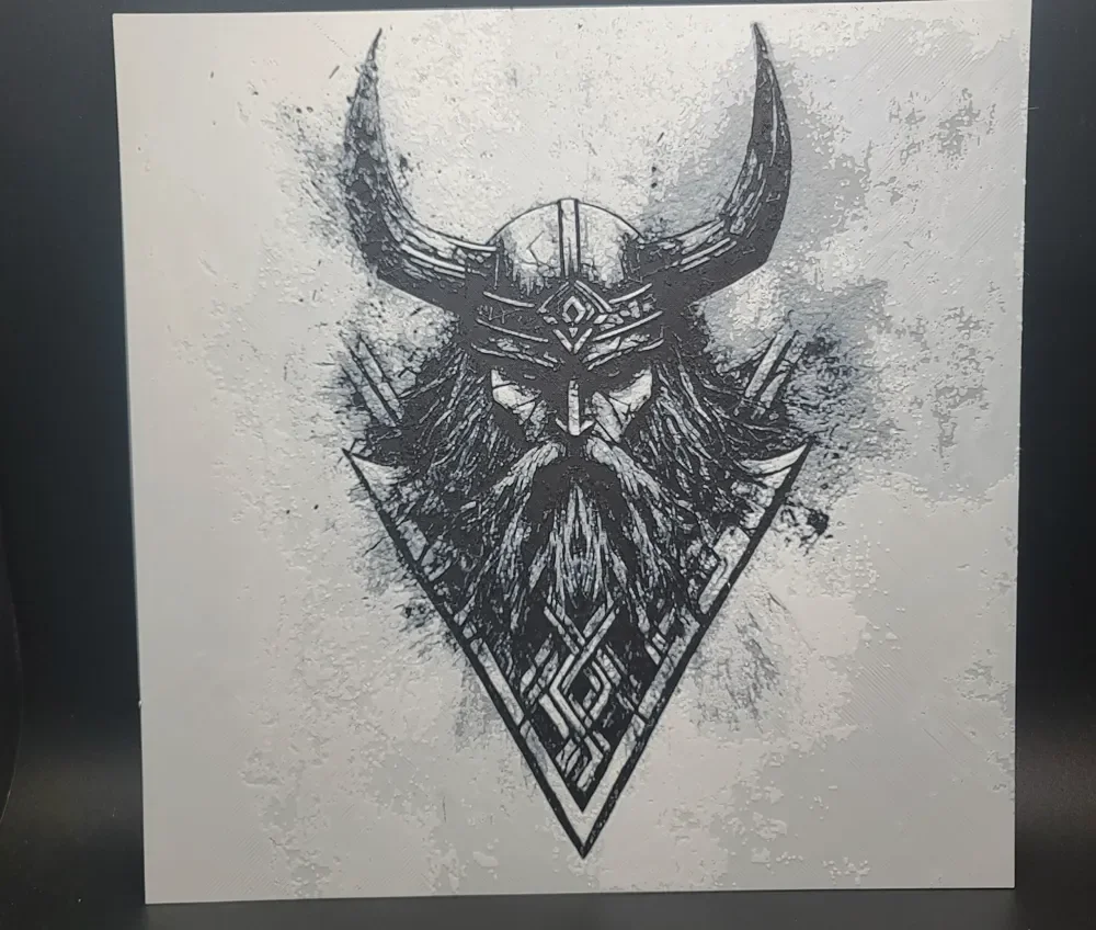 Viking Hueforge by the_bearded_jedi HueForge model: Viking Hueforge by the_bearded_jedi