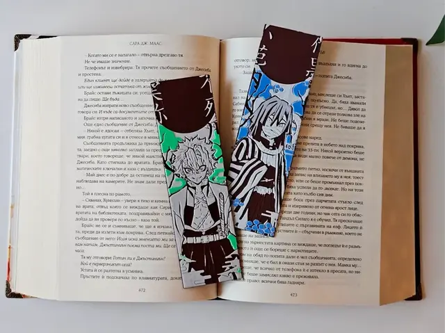 HueForge model: Obanai & Sanemi - Demon Slayer Bookmarks Set 6/8 by C3D