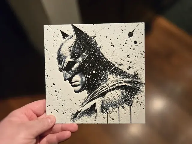 HueForge model: Graffiti Batman Hueforge by 3Ree Printing