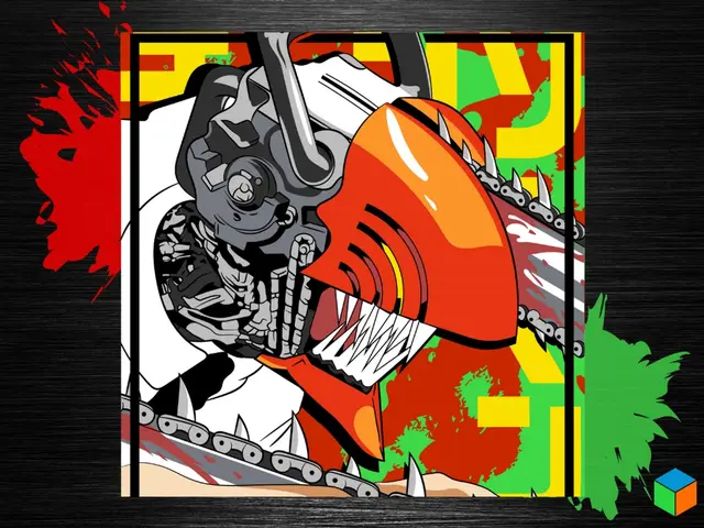 HueForge model: 🟥 Exclusive Drop – Chainsaw Man 6-Color Print! 🪚💥 by 3D Prints By Vic