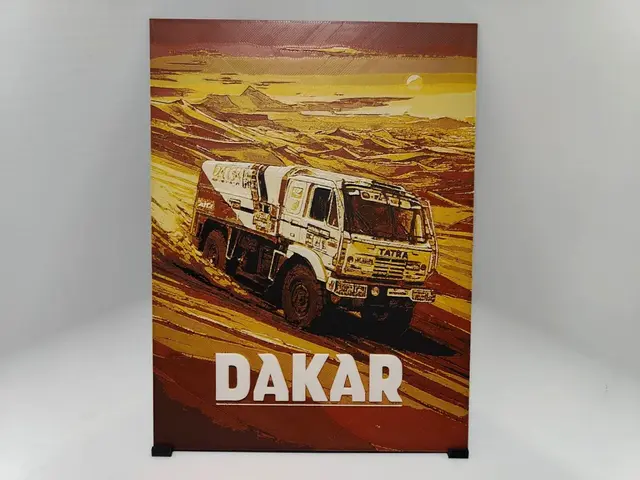 HueForge model: Dakar #2 Poster - Hueforge by BeaN