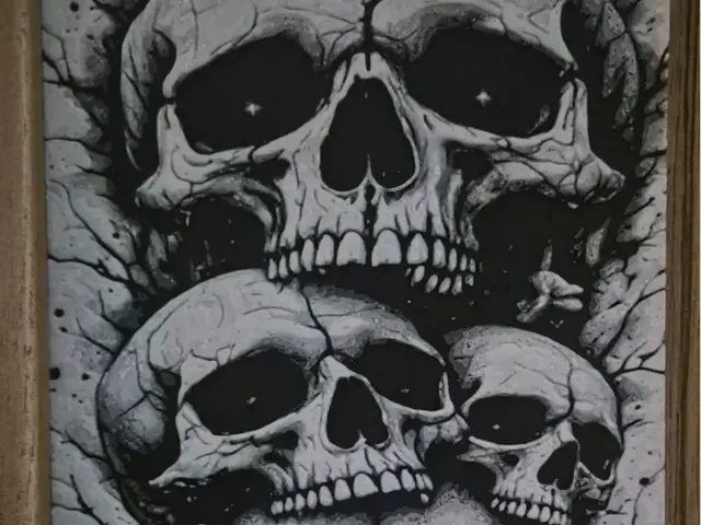 HueForge model: skull stack hueforge by Buntsta