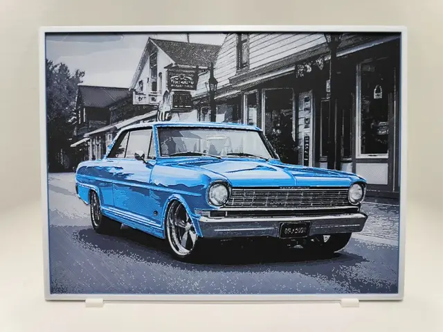 HueForge model: Chevrolet Chevy II Nova - Hueforge by BeaN