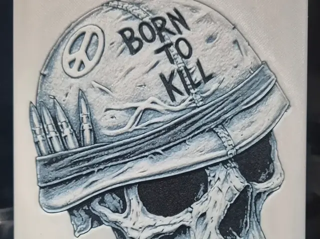 HueForge model: born to kill hueforge by Buntsta