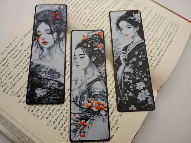 HueForge model: Komorebi Glow Bookmark Set by 3djd