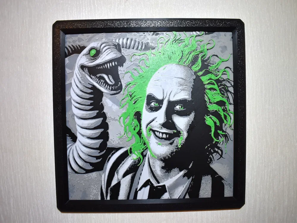 Beetlejuice Hueforge by Chris B HueForge model: Beetlejuice Hueforge by Chris B