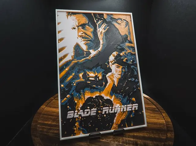 HueForge model: Blade Runner (Movie Poster - HueForge) by HugheCraft