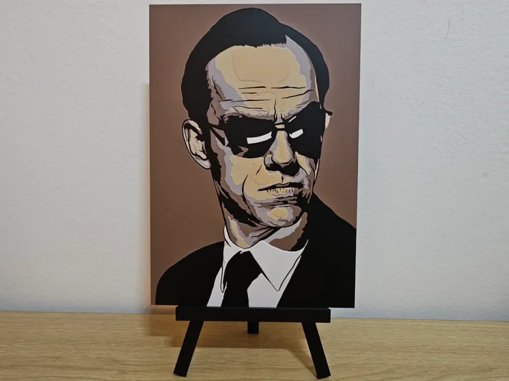 Agent Smith Matrix Hueforge by Opao HueForge model: Agent Smith Matrix Hueforge by Opao