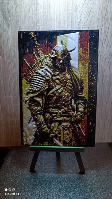 HueForge model: samurai hueforge by KO Additive Labo
