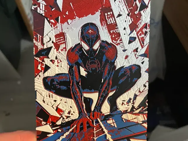 HueForge model: Miles Spiderman Hueforge by Advancedtechworldwide