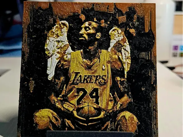 HueForge model: Kobe Bryant by Mano's 3d_Art