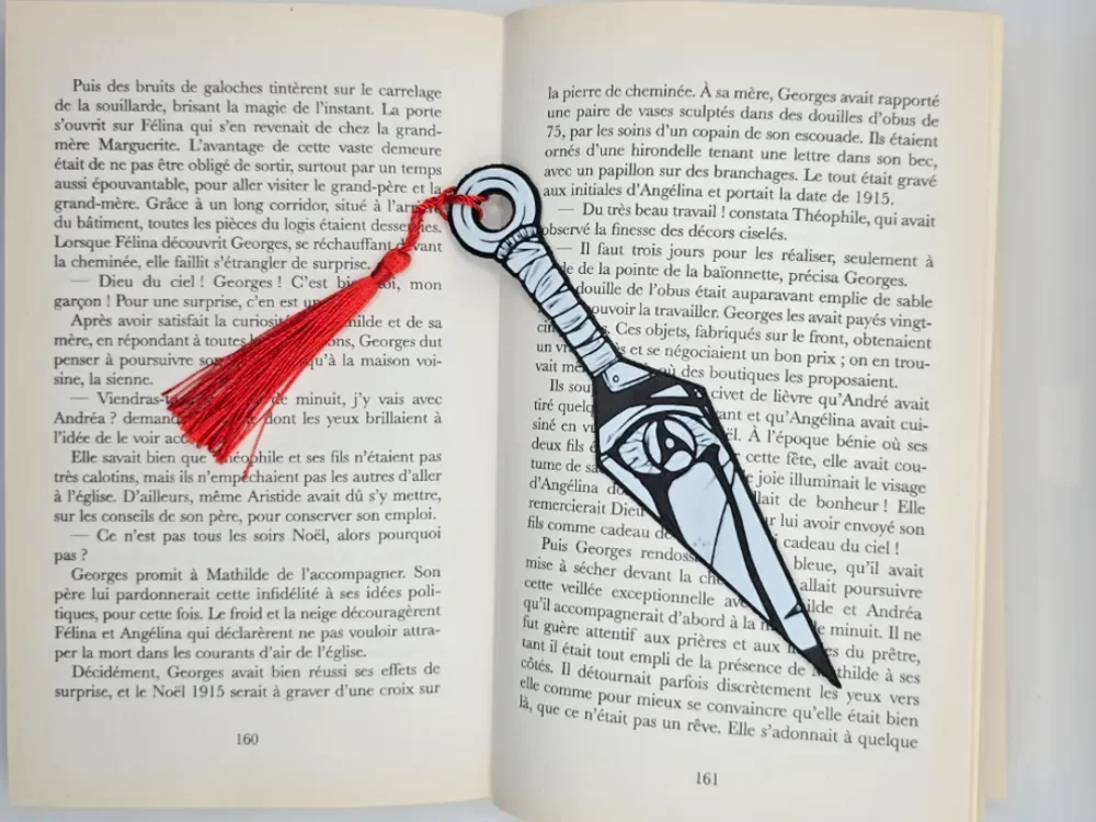 Bookmark Kunai Naruto by Kactus Fpv HueForge model: Bookmark Kunai Naruto by Kactus Fpv
