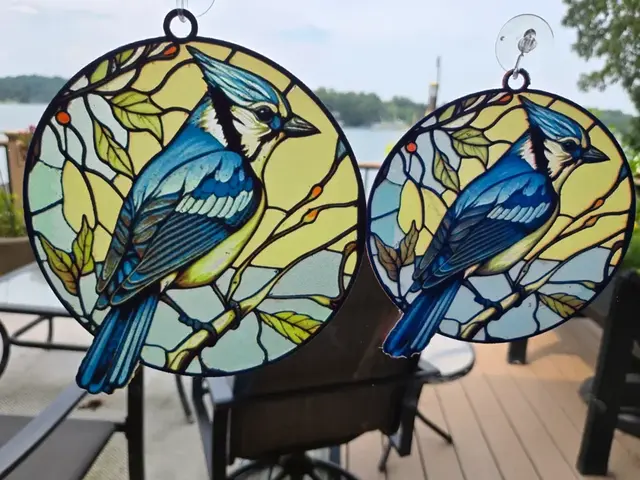 HueForge model: HueForge Stained Glass Blue Jay by tlavedas