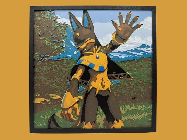 HueForge model: Anubis - Palworld by Canadian Gamer