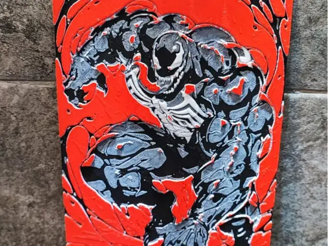 HueForge model: Venom by Garuda3D