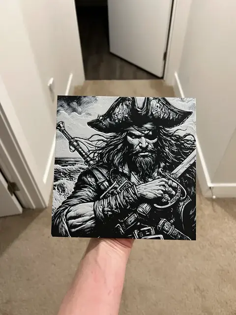 HueForge model: Pirate Wall Art by RP47 Designs