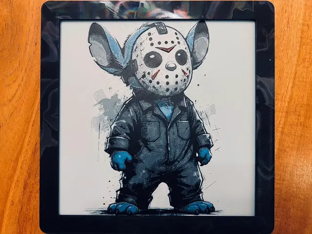 HueForge model: Stitch Dressed as Jason by JustBe 3D Printing