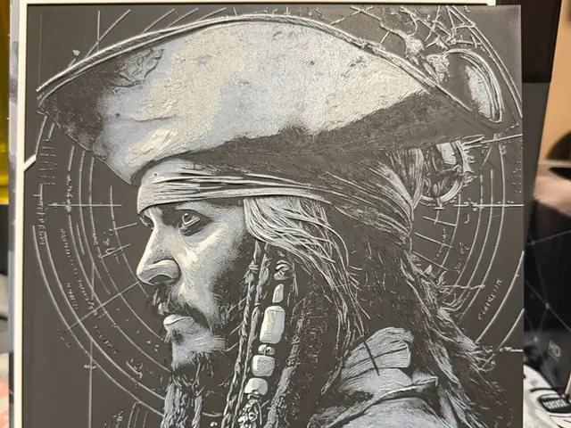 HueForge model: Jack Sparrow Hueforge 200x200 by Krave