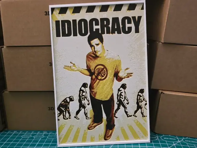 HueForge model: Idiocracy Movie Poster - Hueforge Art by Lumpy3D
