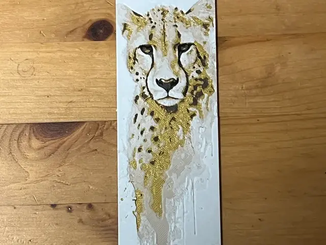 HueForge model: cheetah bookmark by Morganja