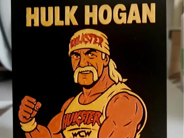 HueForge model: Hulk Hogan Drawn by Mano's 3d_Art