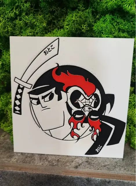 HueForge model: Samurai Jack by Garuda3D