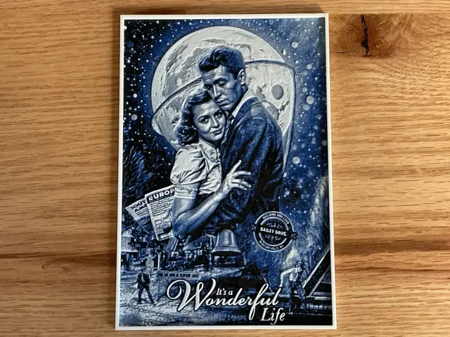 HueForge model: It's A Wonderful Life (1946) Hueforge Movie Poster by NiiON