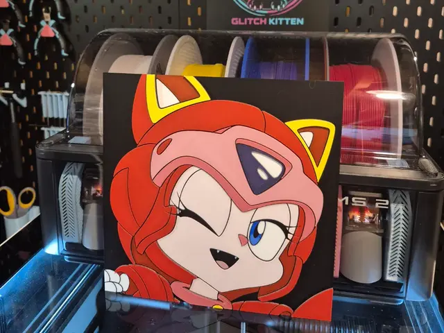 Polly Esther - Samurai Pizza Cats Hueforge