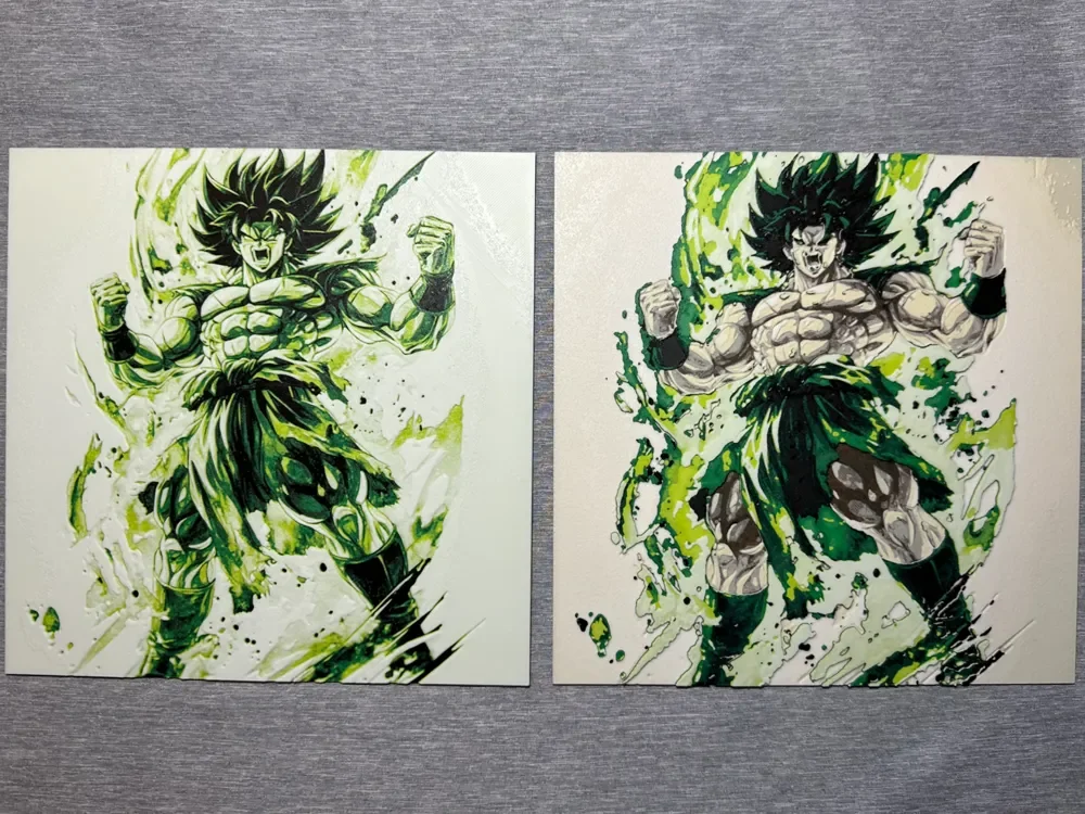 Broly Hueforge - 2 versions by Hey Ben HueForge model: Broly Hueforge - 2 versions by Hey Ben