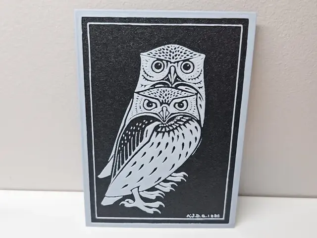 HueForge model: Two Owls - Hueforge / 2D Art by LED