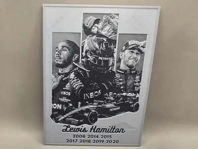 HueForge model: Lewis Hamilton - HueForge by keko