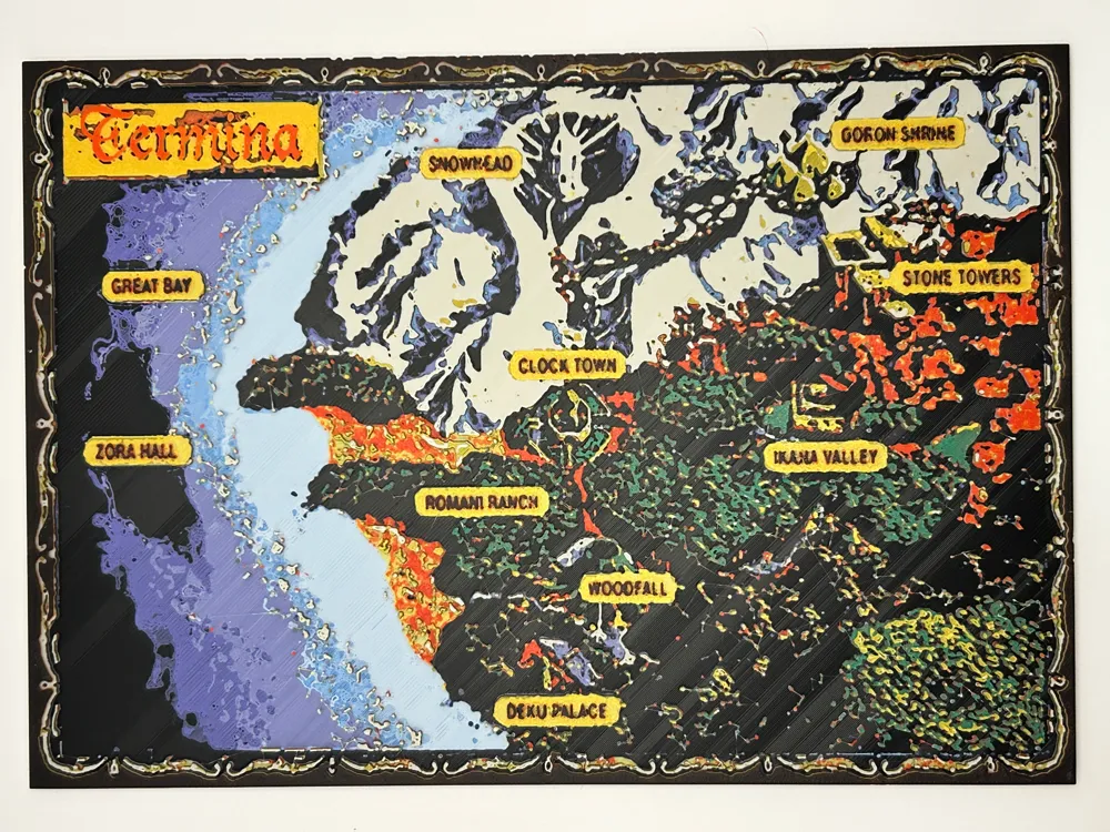 Majoras Mask Termina HueForge by CreativeDestructions HueForge model: Majoras Mask Termina HueForge by CreativeDestructions