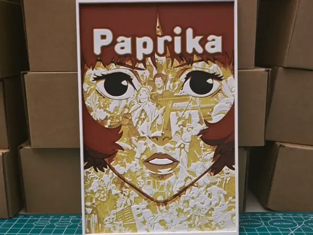HueForge model: Paprika Movie Poster - Hueforge Art by Lumpy3D