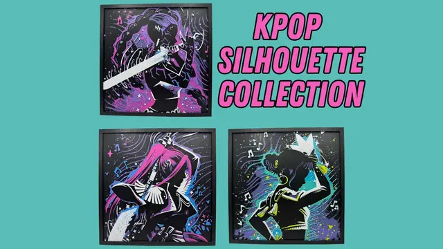 HueForge model: KPOP  Silhouette Collection by Canadian Gamer