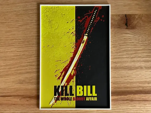 HueForge model: Kill Bill: The Whole Bloody Affair Hueforge Poster by NiiON