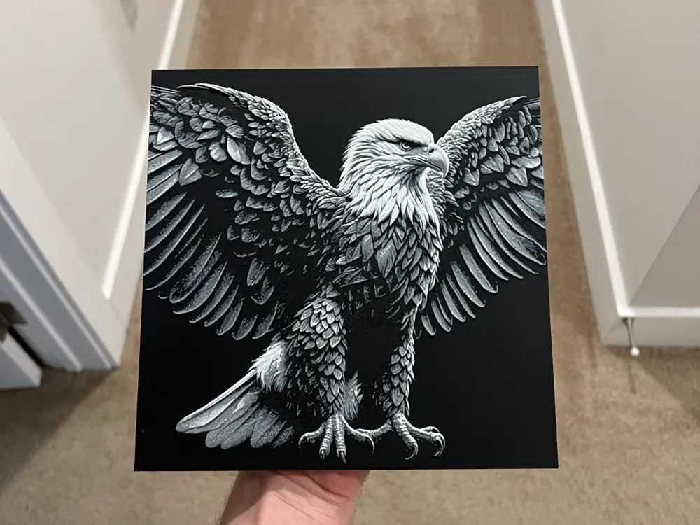 Eagle Hueforge by RP47 Designs HueForge model: Eagle Hueforge by RP47 Designs