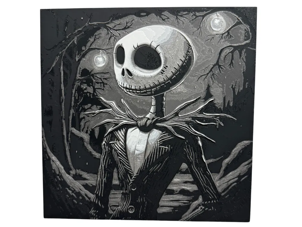 Jack - Nightmare Before Christmas by Canadian Gamer HueForge model: Jack - Nightmare Before Christmas by Canadian Gamer